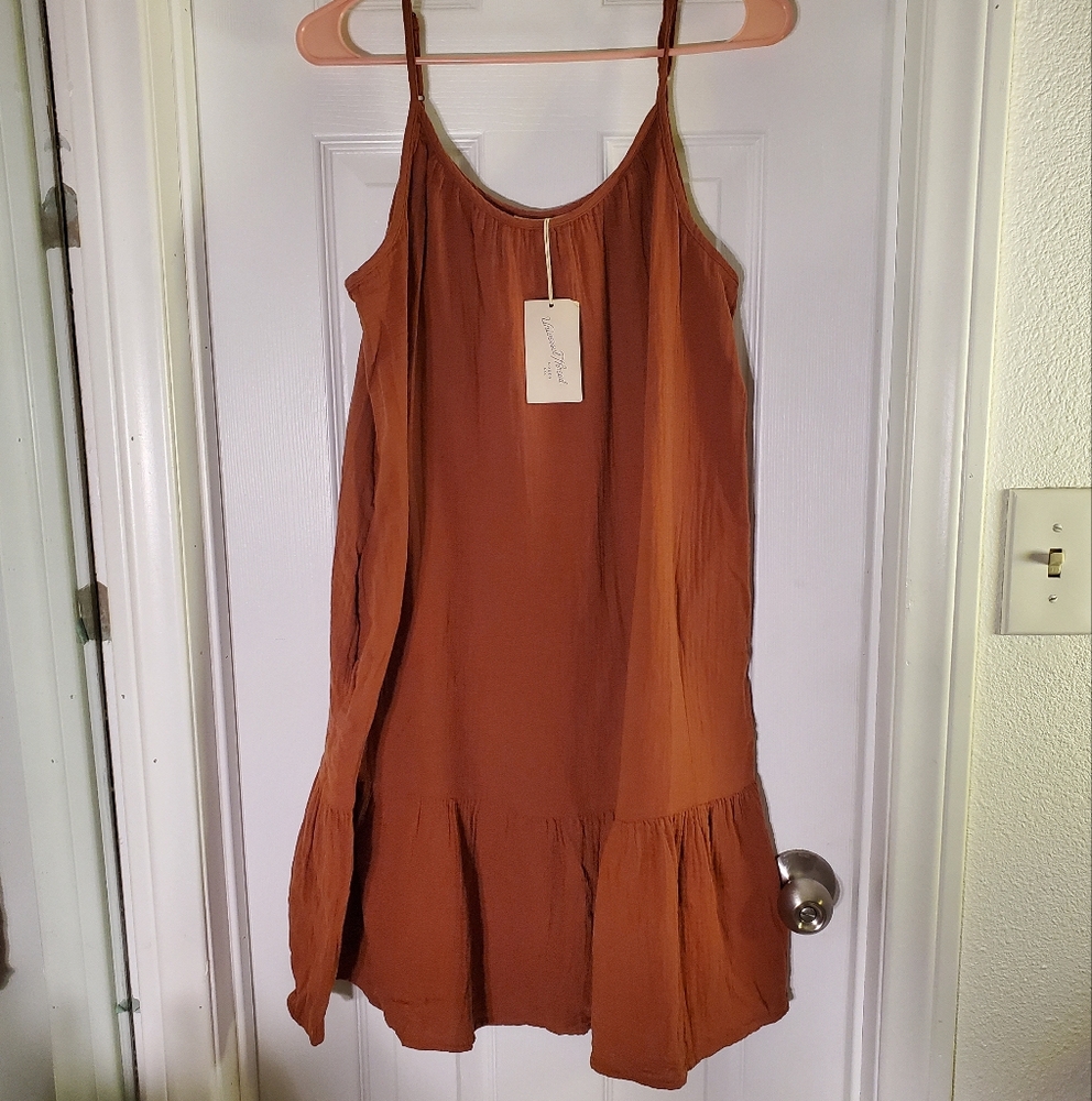 Universal Thread Rust Midi Dress